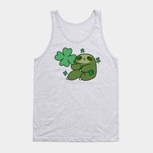 Shamrock Sloth Tank Top